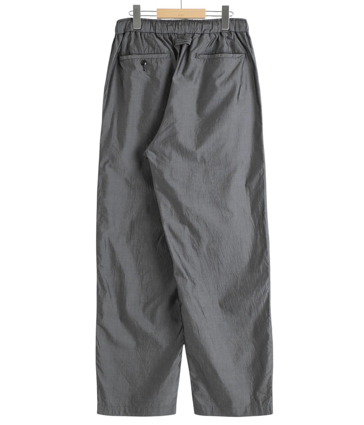 COTTON / SILK CHAMBRAY 1TUCK EASY PANTS | GOLD(ゴールド