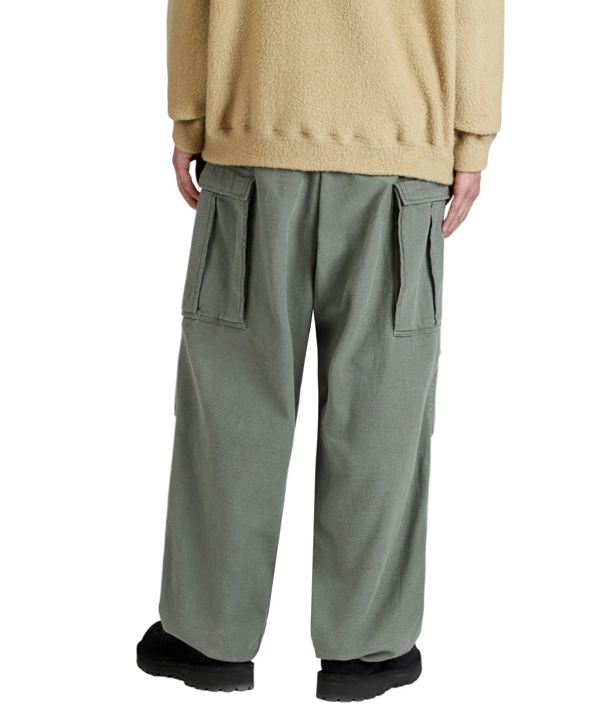 LIGHT BACKSATIN EASY CARGO PANTS | GOLD(ゴールド) / パンツ カーゴ