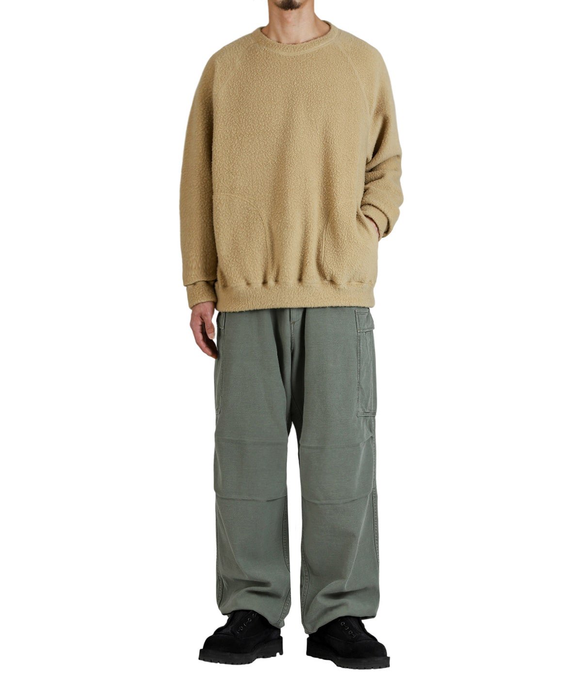 lig. カーゴパンツ　gold LIGHT BACKSATIN EASY CARGO PANTS | GOLD(ゴールド) / パンツ カーゴ