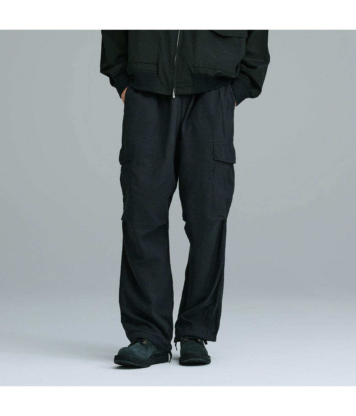 LIGHT BACKSATIN EASY CARGO PANTS | GOLD(ゴールド) / パンツ カーゴ