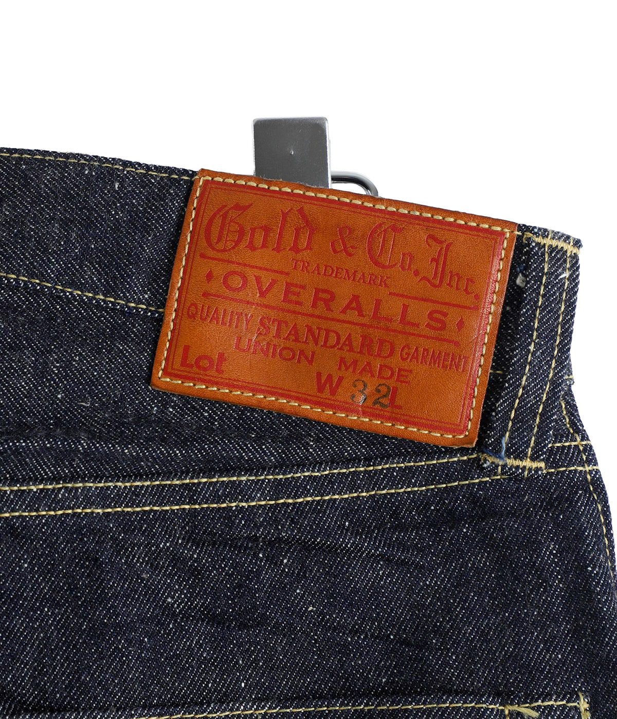 RECYCLED WASTE SUVIN COTTON YARN 14oz DENIM 5POCKET WIDE PANTS