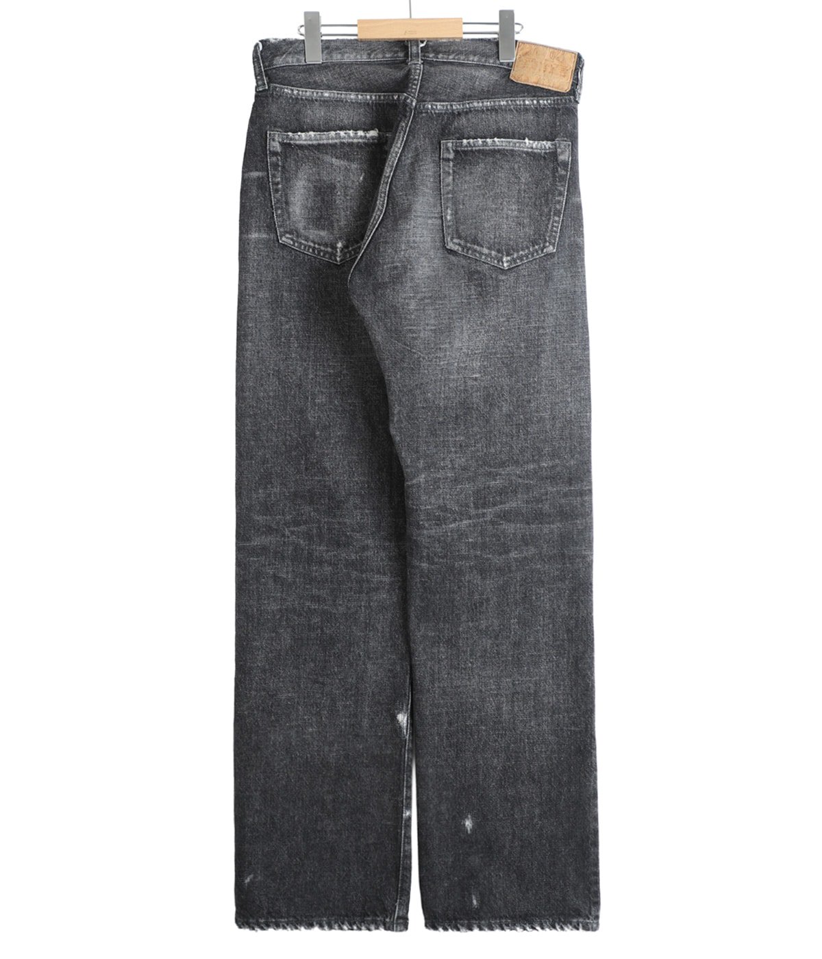 RECYCLED WASTE SUVIN COTTON YARN 14oz DENIM 5POCKET STRAIGHT PANTS