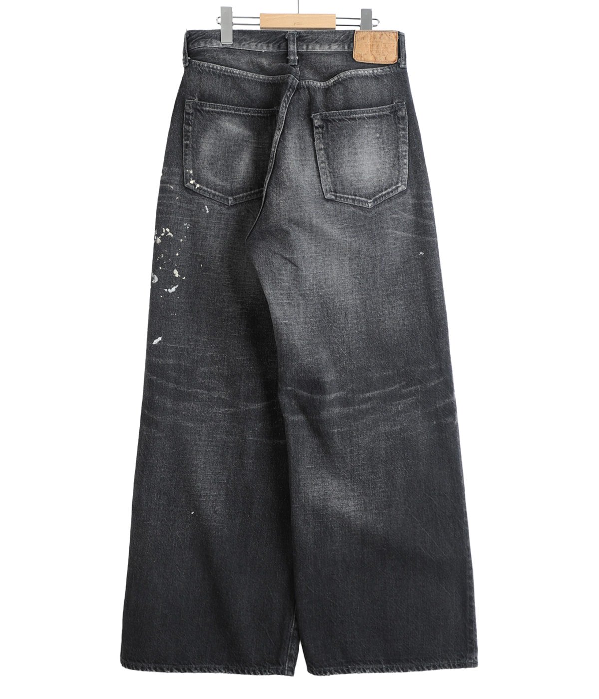 RECYCLED WASTE SUVIN COTTON YARN 11.5oz DENIM 5POCKET BAGGY PANTS