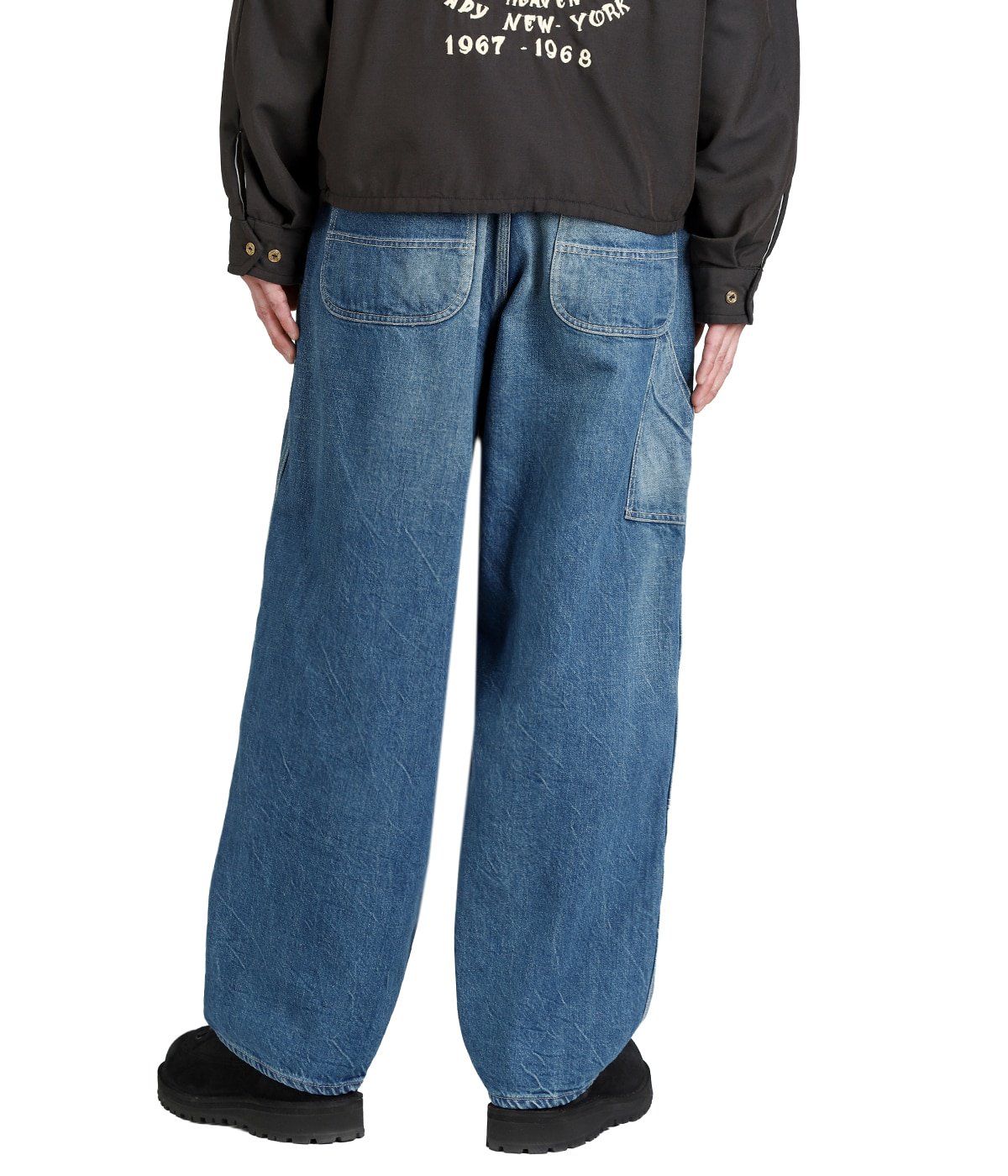 RECYCLED WASTE SUVIN COTTON YARN 11.5oz DENIM DOUBLE KNEE PAINTER