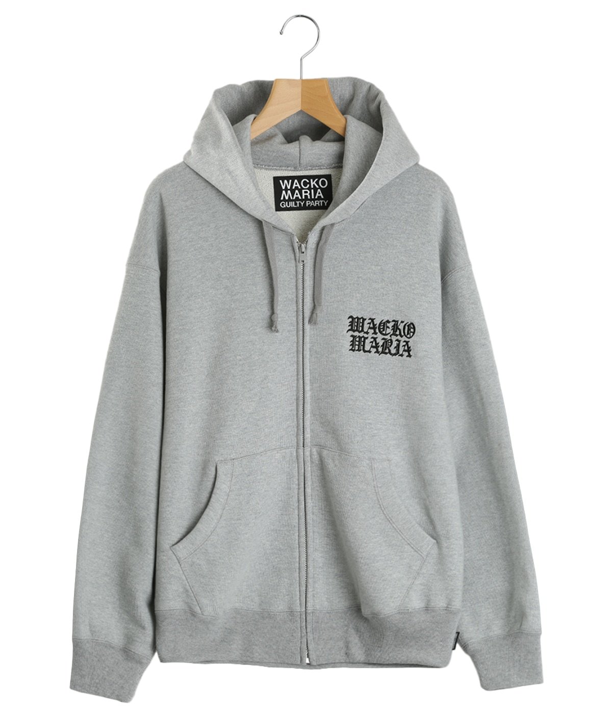 HEAVY WEIGHT FULL ZIP HOODED SWEAT SHIRT ( TYPE-1 ) | WACKO