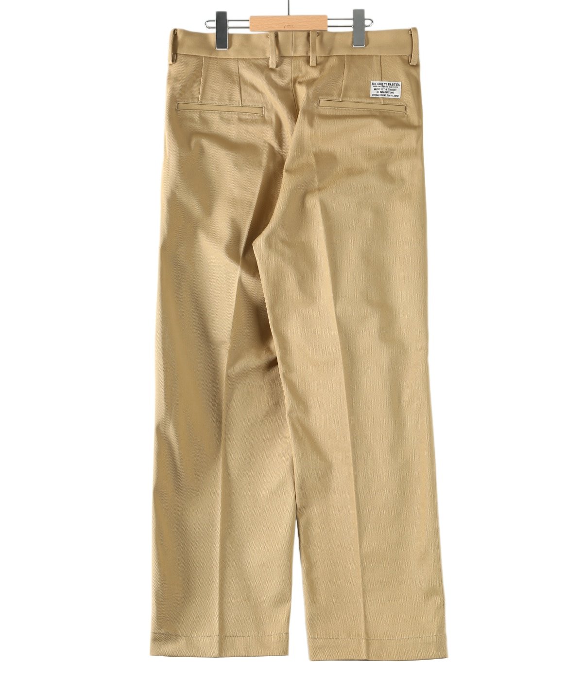 DOUBLE PLEATED CHINO TROUSERS ( TYPE-1 ) | WACKO MARIA