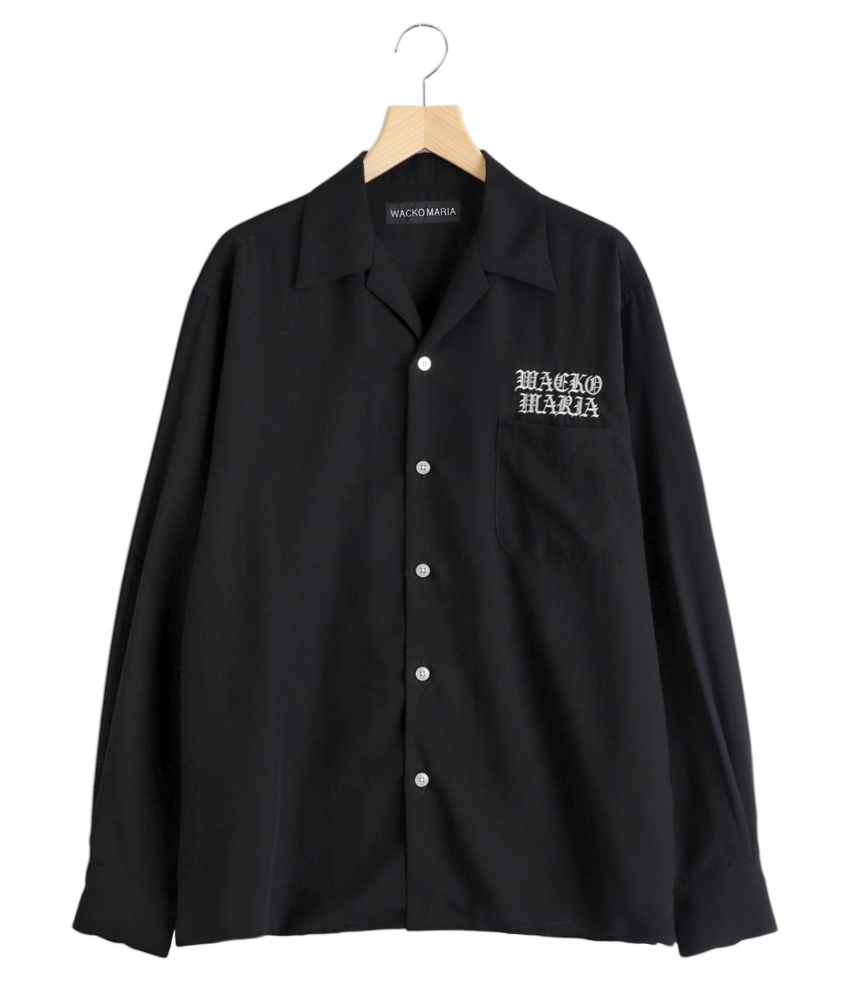 wackomaria 50'シャツ 黒/水色(2022ssアイテム) CATEGORY - SHIRTS - WACKO MARIA ONLINE STORE