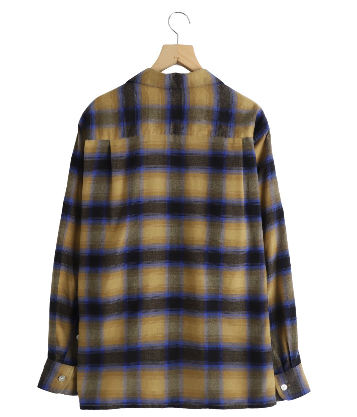 【maricco様確認用】リクエスト 4点 まとめ商品 OMBRE CHECK OPEN COLLAR SHIRT L/S ( TYPE-2 ) | WACKO MARIA