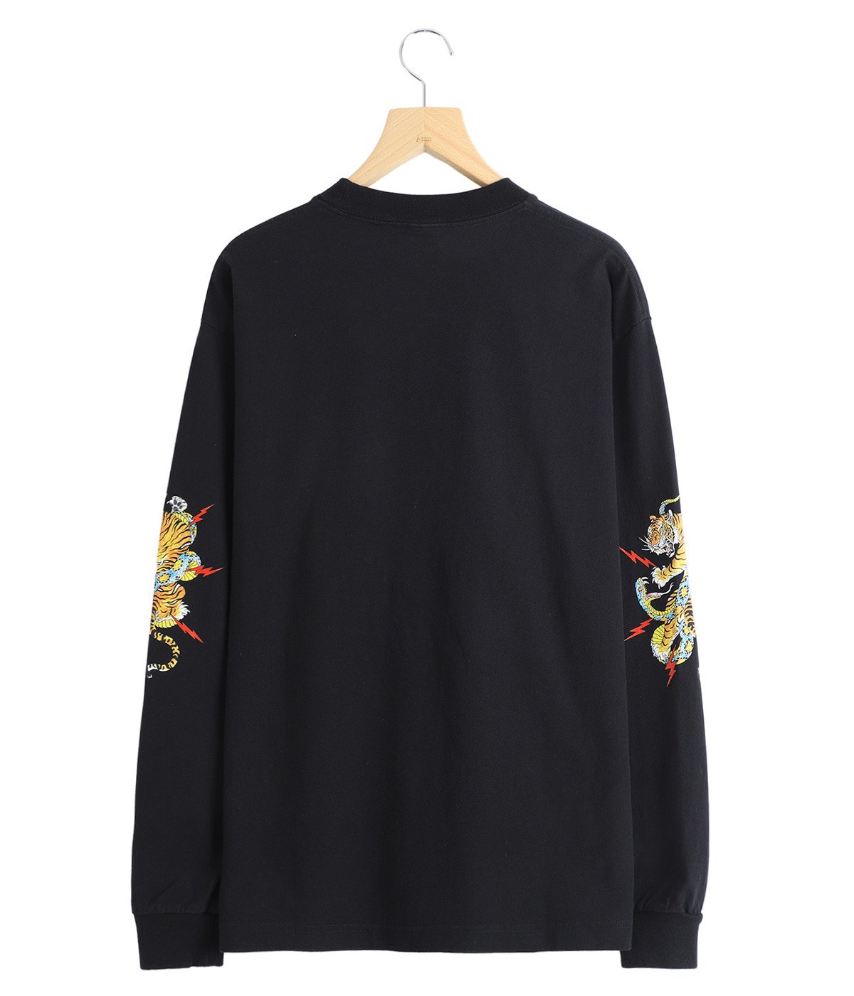 TIM LEHI / WASHED HEAVY WEIGHT CREW NECK LONG SLEEVE T-SHIRT