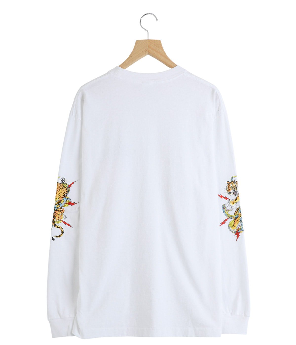 TIM LEHI / WASHED HEAVY WEIGHT CREW NECK LONG SLEEVE T-SHIRT