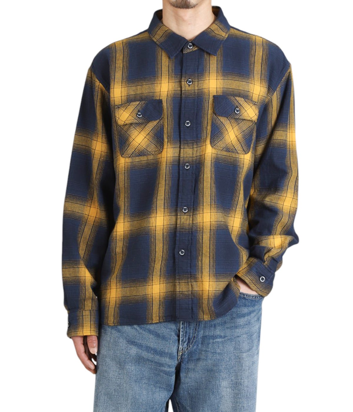 RATS - キムタク 私物 RATS COTTON LINEN CHECK SHIRTの通販 by