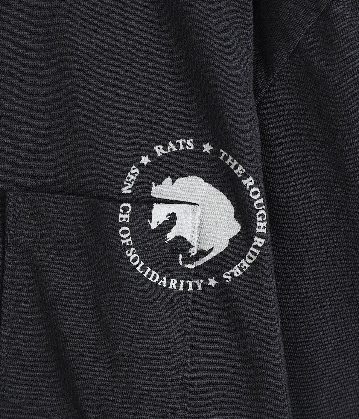 新品25SS RATS CIRCLE POCKET L/S TEE 620P▲ CIRCLE POCKET L/S TEE – JOLLY ROGER