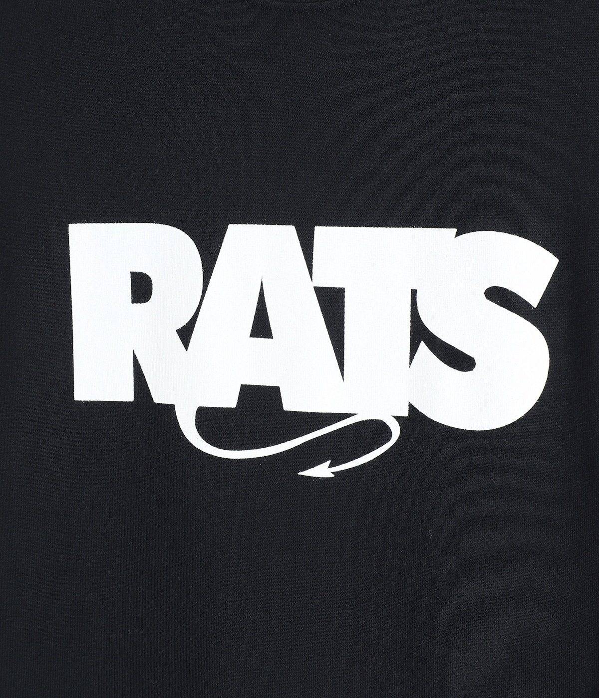 【美品】RATS /半袖Tシャツ/ホワイト×ブラック/メンズXL/レア/ロックT RAT FINK ラットフィンク tシャツ メンズ 半袖 白 黒 大きい