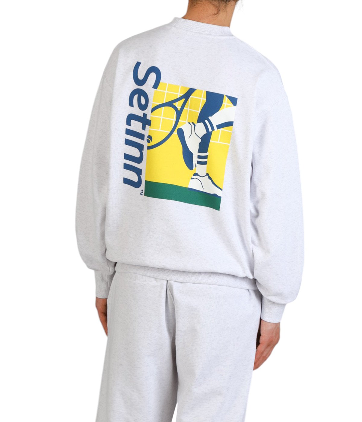 Setinn テニスボールデザイン スウェット Lサイズ