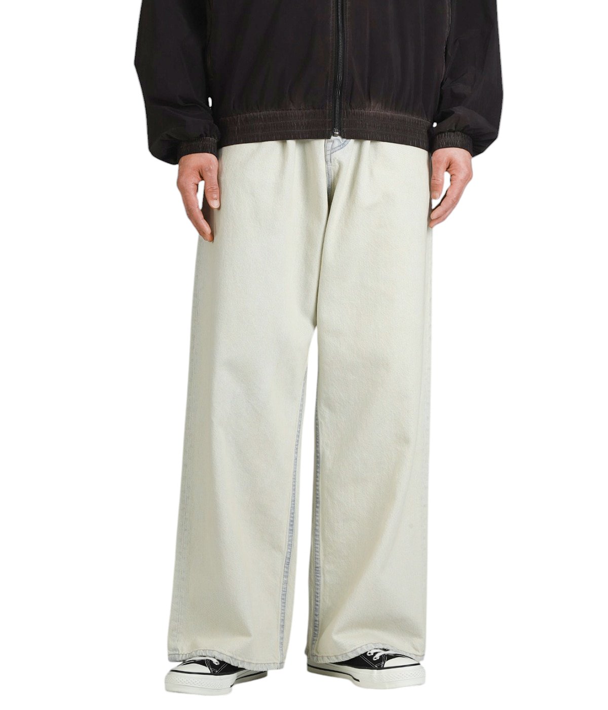 Ice Wash“ W-Velt Wide Denim Pants | DAIRIKU(ダイリク