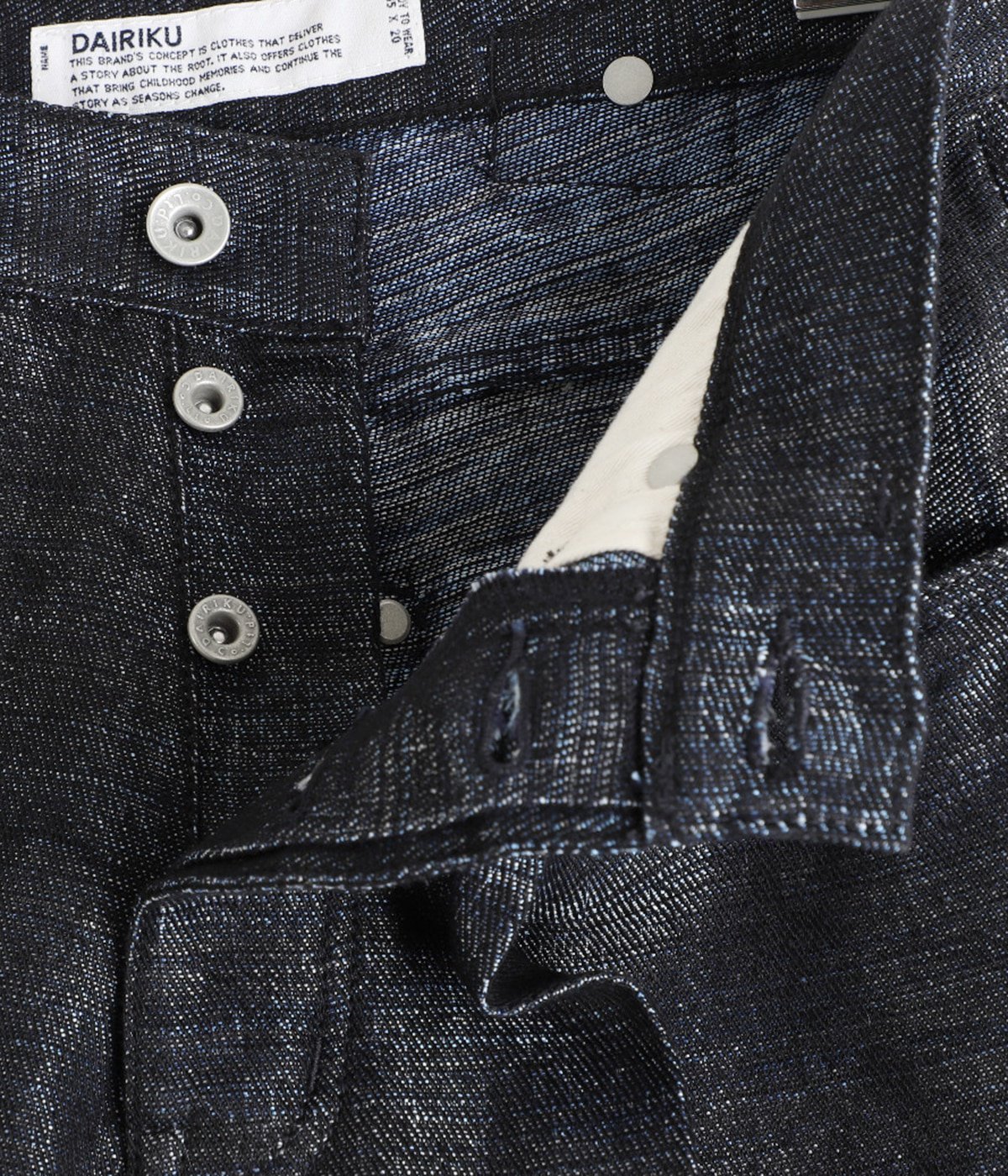 ワイドリネンデニムパンツ / W67 WIDE LINEN DENIM PANTS_MEDIUM