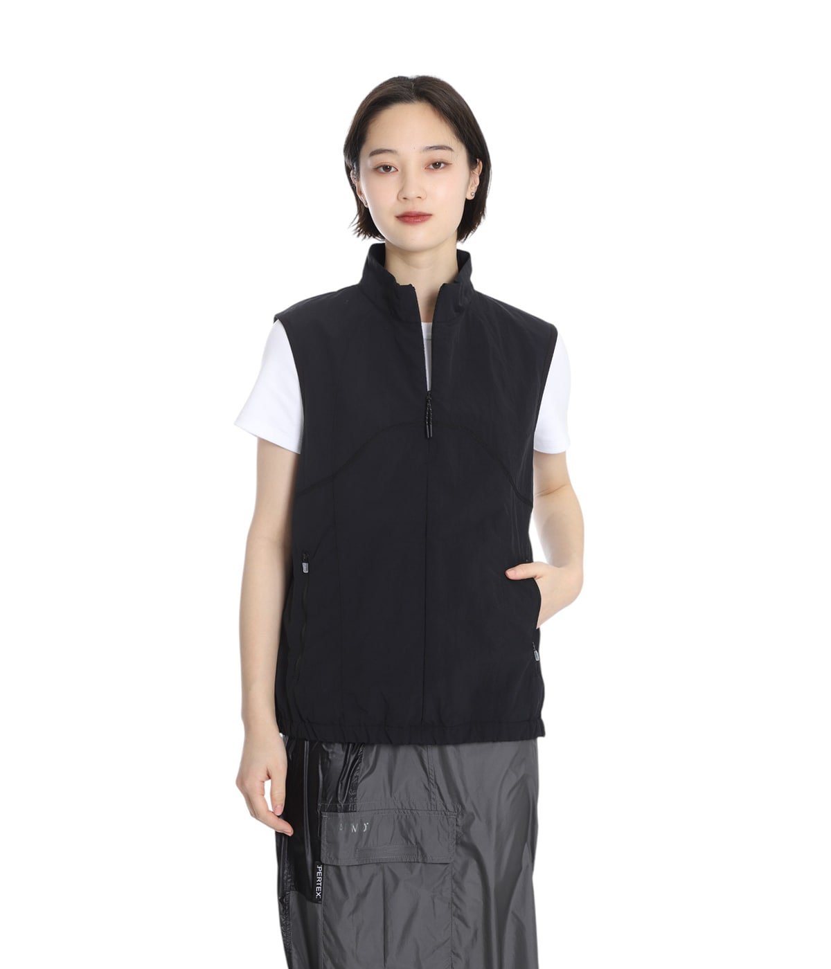 レディース】CURVE STITCH NYLON VEST | MARMOT CAPITAL