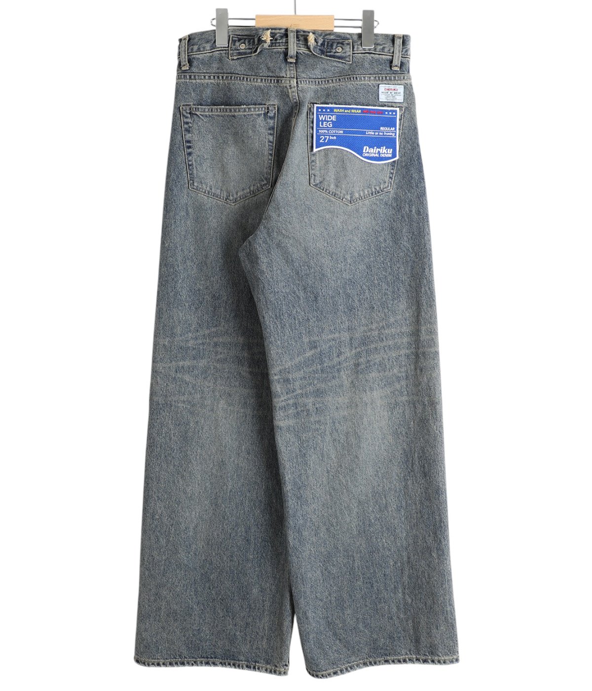 パンツ Dairiku 25ss wide vintage denim pants DAIRIKU - 【残りわずか】Wide Vintage Denim Pants | ACRMTSM