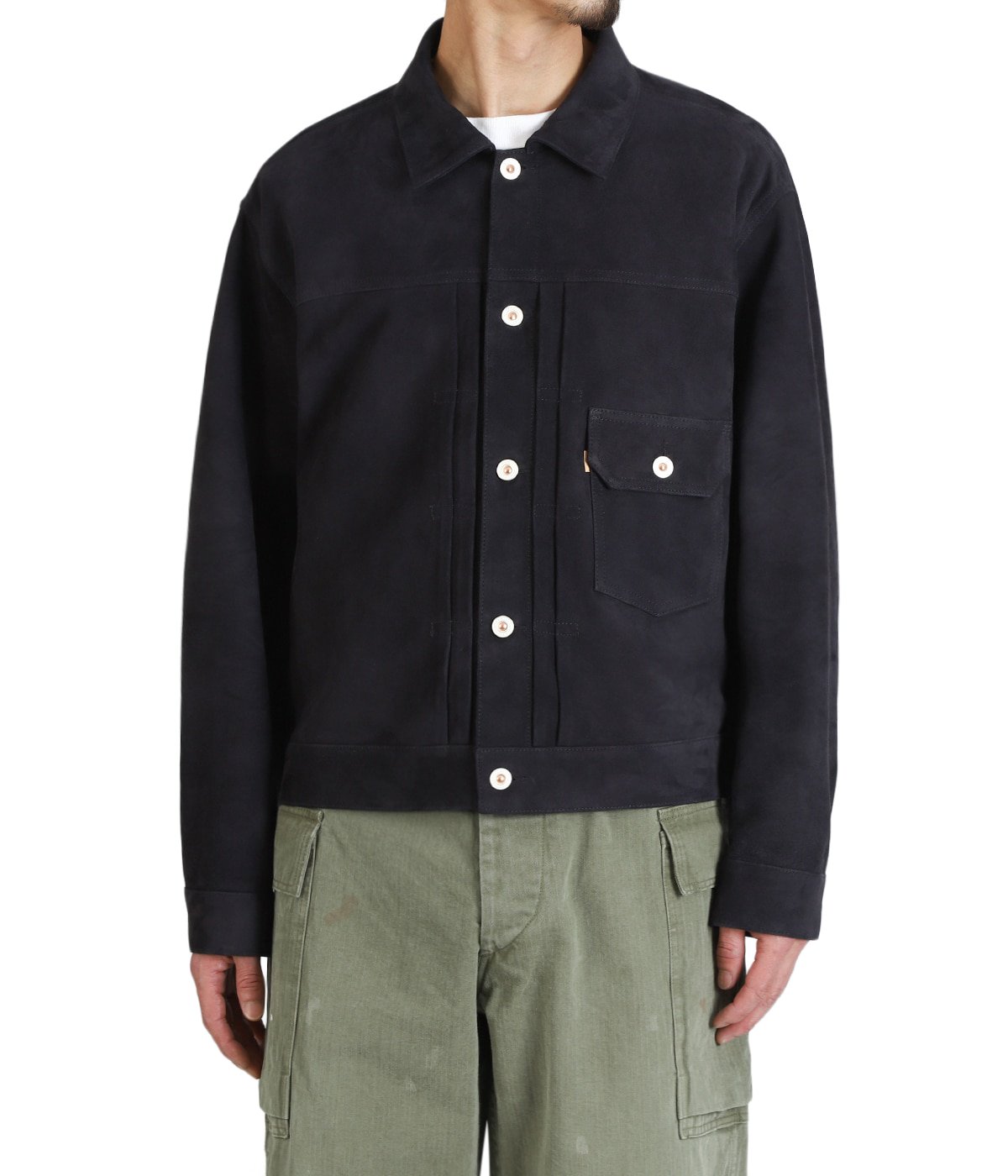 【新品】Lambsuede XXJacket【HERILL】【サイズ２】 Lambsuede XXJacket | HERILL(へリル) / アウター レザージャケット