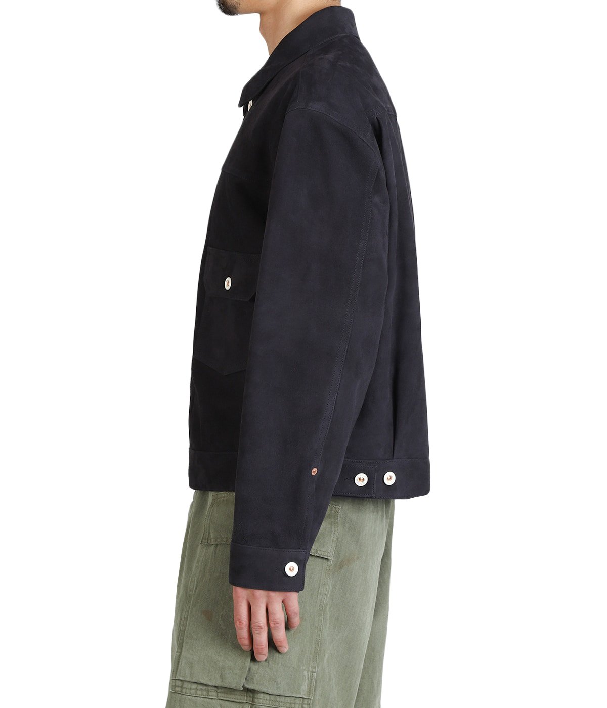 【新品】Lambsuede XXJacket【HERILL】【サイズ２】 Lambsuede XXJacket | HERILL(へリル) / アウター レザージャケット