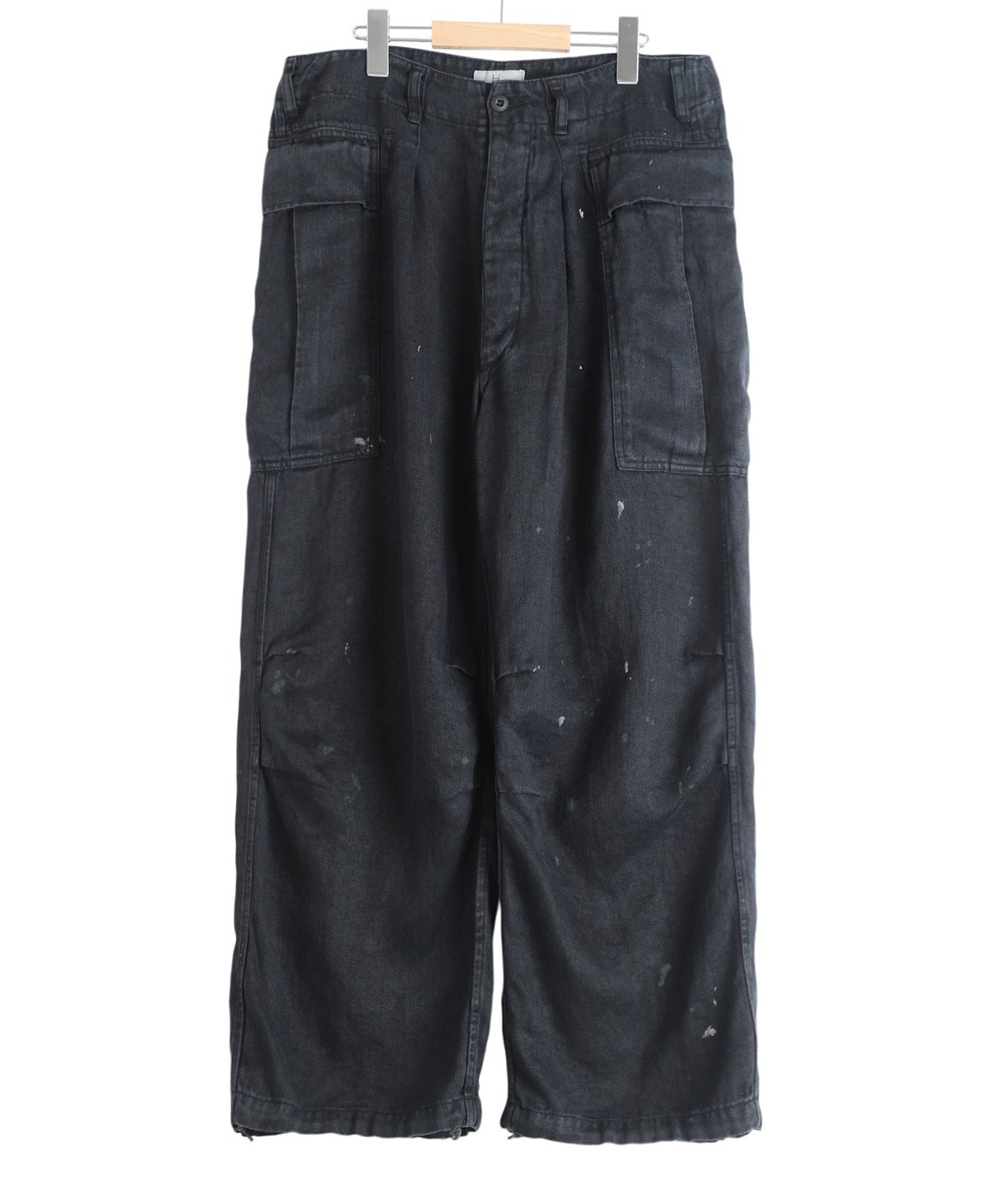 HERILL HBT Linen Cargopants ブラック HBT linen Cargopants | HERILL(へリル) / パンツ カーゴパンツ