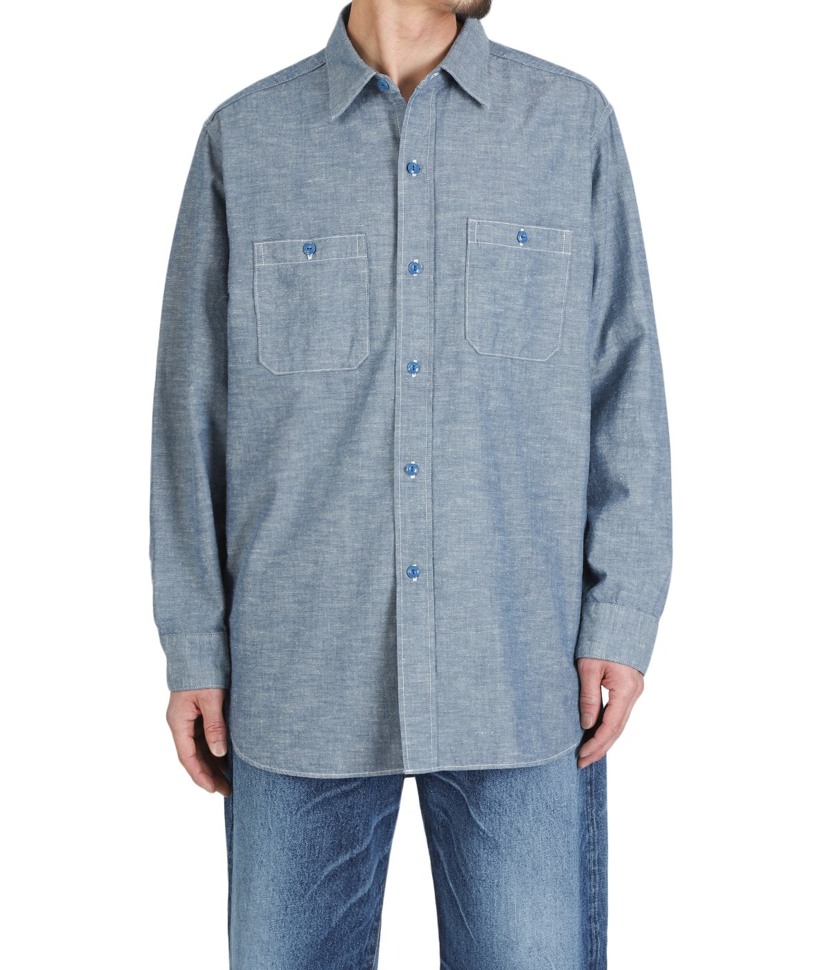 U.S.N Chambray shirt | HERILL(へリル) / トップス 長袖シャツ