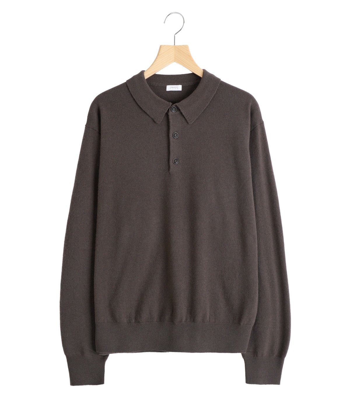L/S Polo | crepuscule(クレプスキュール) / トップス ポロシャツ