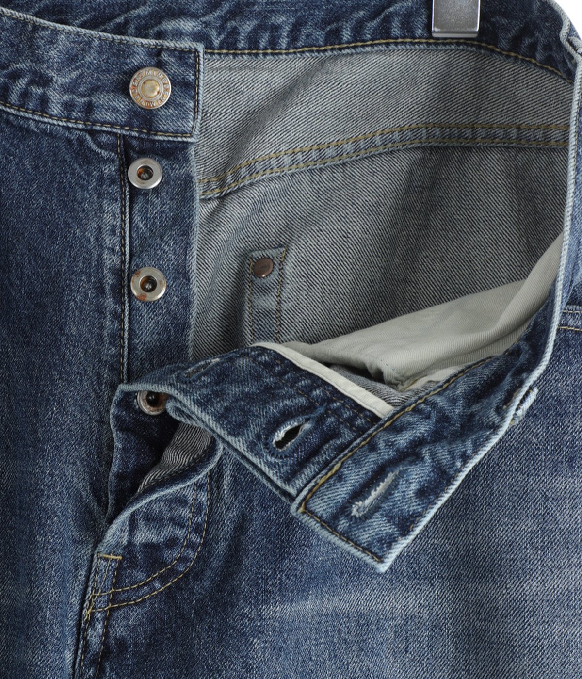 S.Wide Straight Cropped 5pocket USD | MINEDENIM(マインデニム