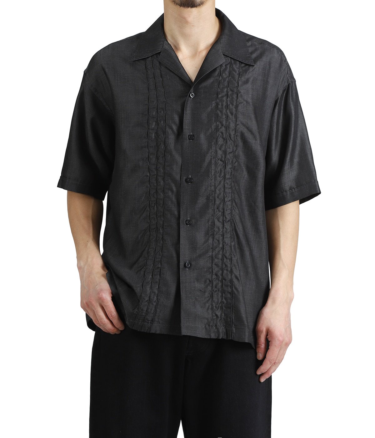 新品未使用 MINEDENIM Cu.Denim キュプラ シャツ サイズ3 Cu.Denim Wave embroidery S.S SH | MINEDENIM(マインデニム