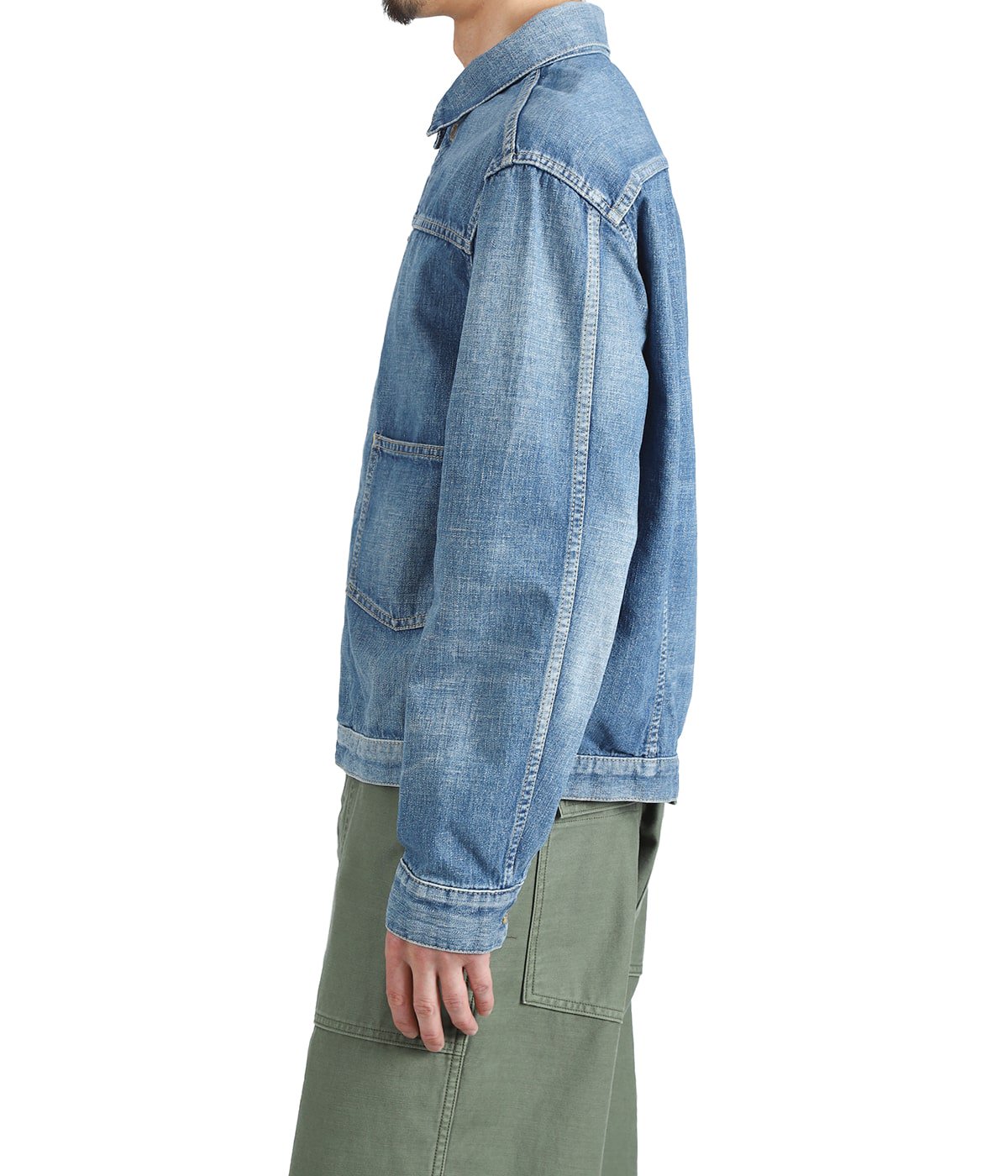 Grainy Denim Zipup GJKT | MINEDENIM(マインデニム) / アウター