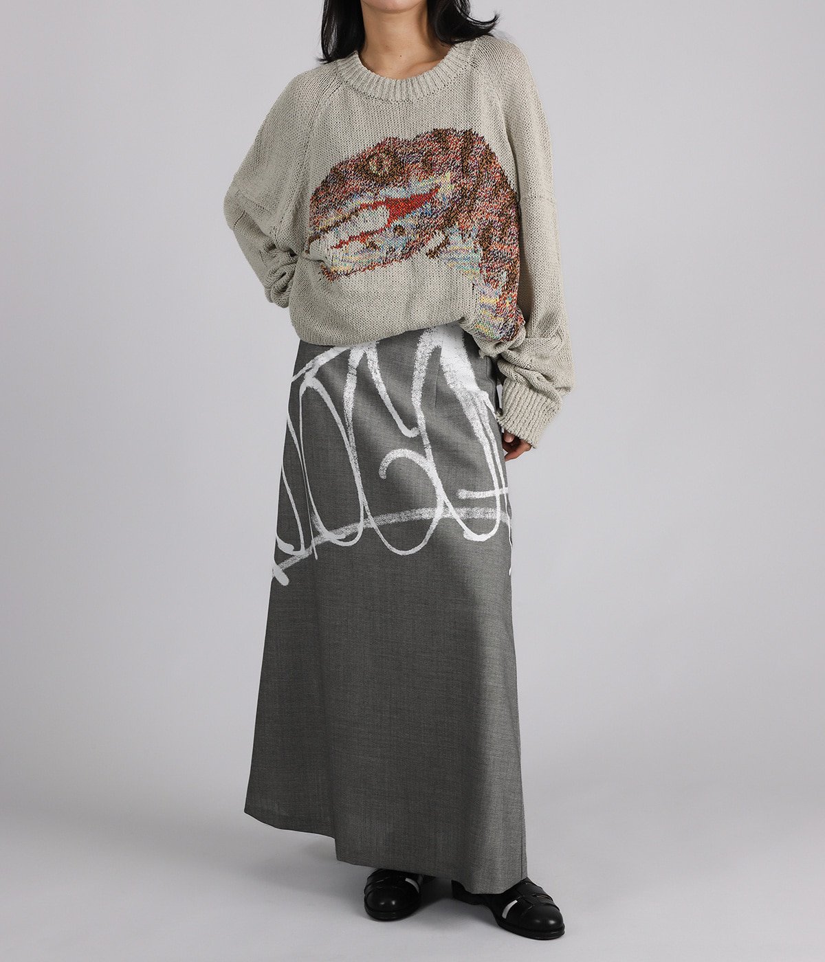 トップス PHOTOCOPIEU CREMENCE DINO KNIT レディース】DINO KNIT(CREMENCE) | PHOTOCOPIEU(フォトコピュー