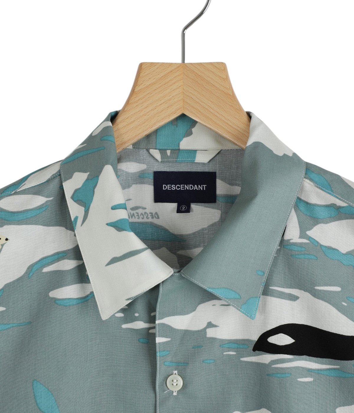 【美品】DESCENDANT ディセンダント オープンカラー半袖シャツ EDGD OPEN COLLAR TEXTILE SS SHIRT | DESCENDANT(ディセンダント