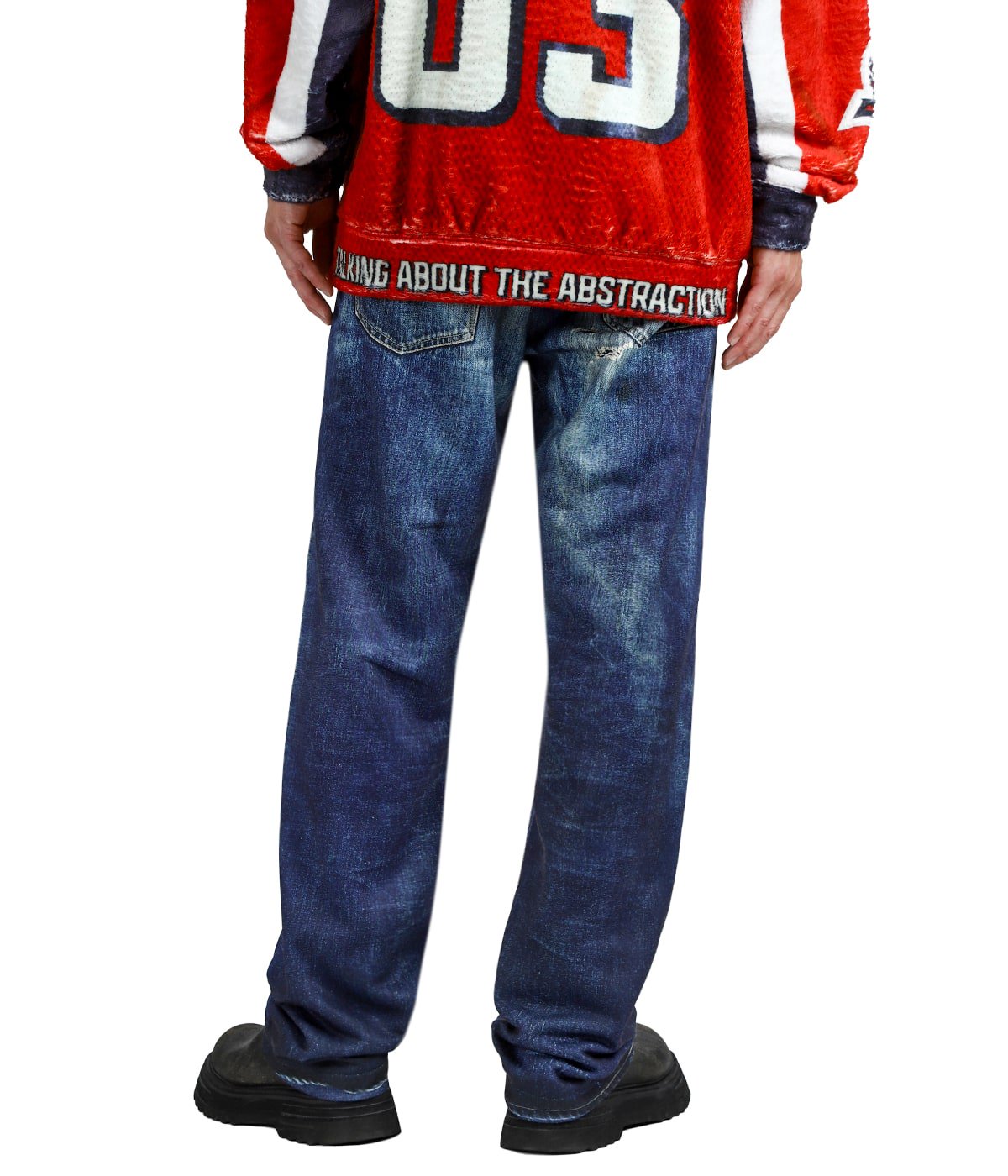 model(175cm / 60kg)B85 W75 H92 着用サイズ：L