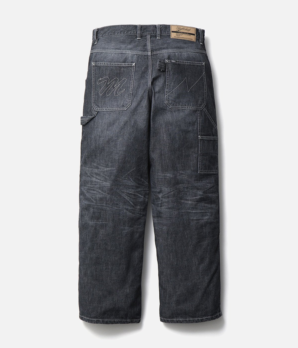 NEIGHBORHOOD PIGMENT DYED インディゴ　デニムとの相性◎ NH X M&M . WASHED DENIM PAINTER PANTS | NEIGHBORHOOD