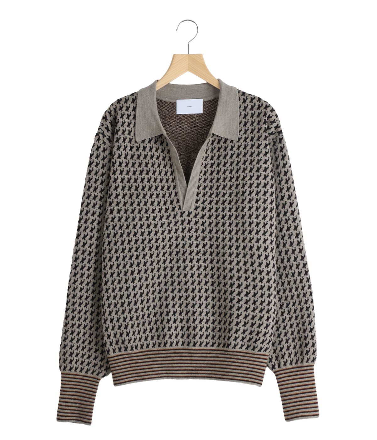 JACQUARD KNIT POLO | SUGARHILL(シュガーヒル) / トップス ポロシャツ