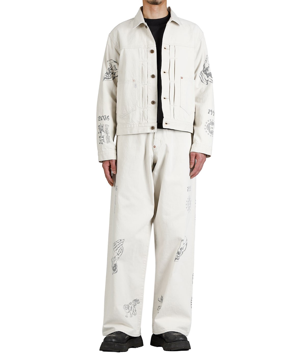 TATTOO FLASH PRINT DNEIM JACKET | SUGARHILL(シュガーヒル