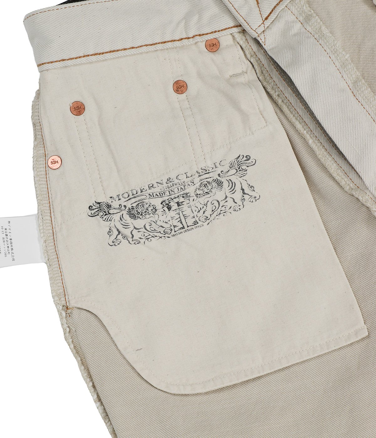 TATTOO FLASH PRINT MODERN DENIM WIDE CUT | SUGARHILL(シュガーヒル