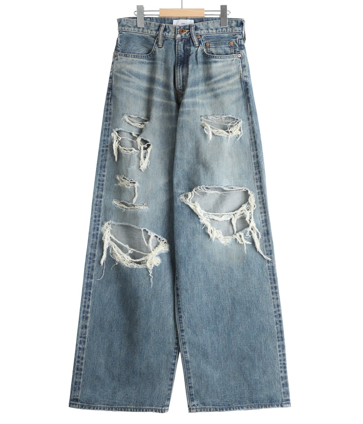 DESTRESSED MODERN DENIM WIDE CUT | SUGARHILL(シュガーヒル DESTRESSED MODERN DENIM WIDE CUT | SUGARHILL(シュガーヒル