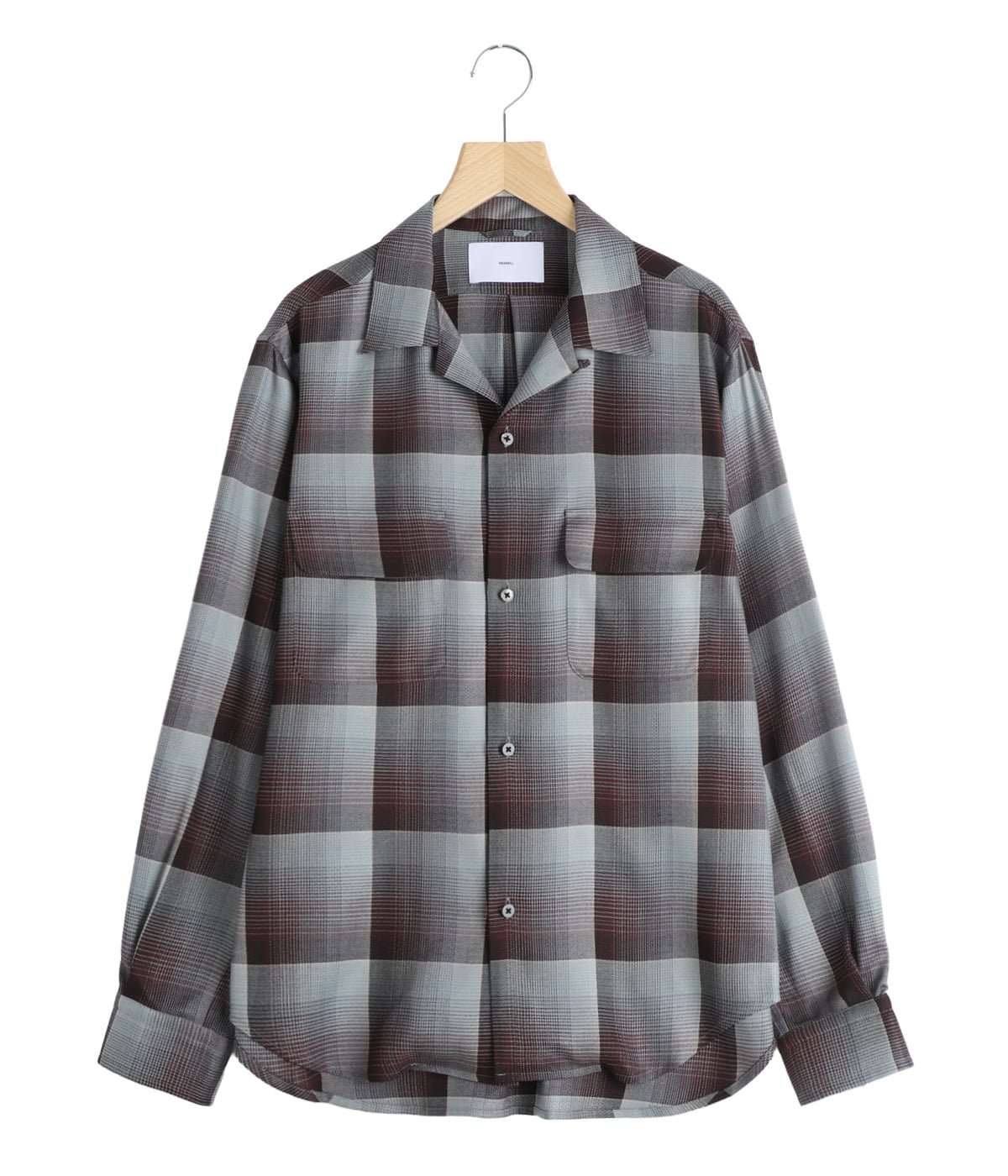 OMBRE OPEN COLLAR SHIRT | SUGARHILL(シュガーヒル) / トップス 長袖