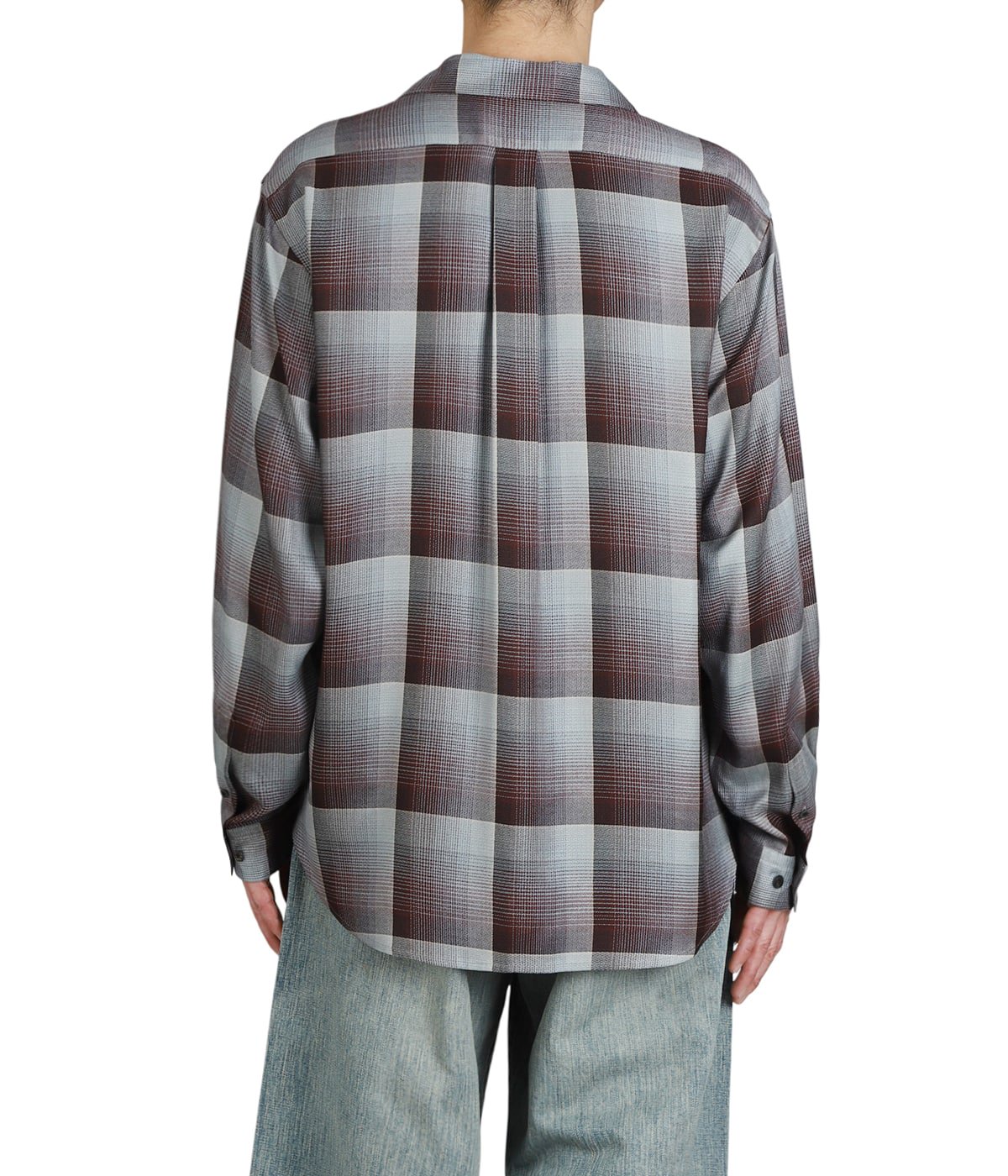 OMBRE OPEN COLLAR SHIRT | SUGARHILL(シュガーヒル) / トップス 長袖