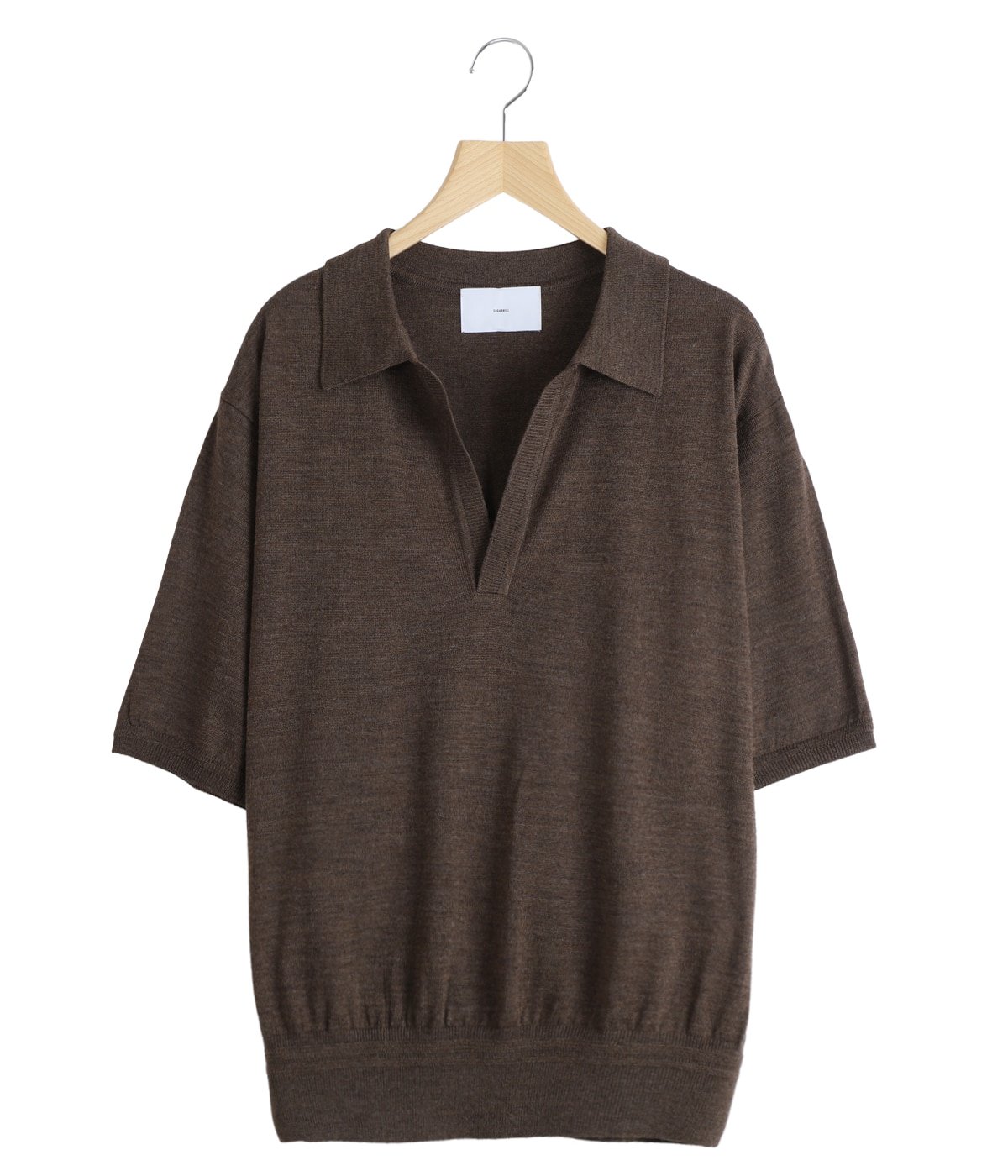 WOOL KNIT HALF SLEEVE POLO | SUGARHILL(シュガーヒル) / トップス