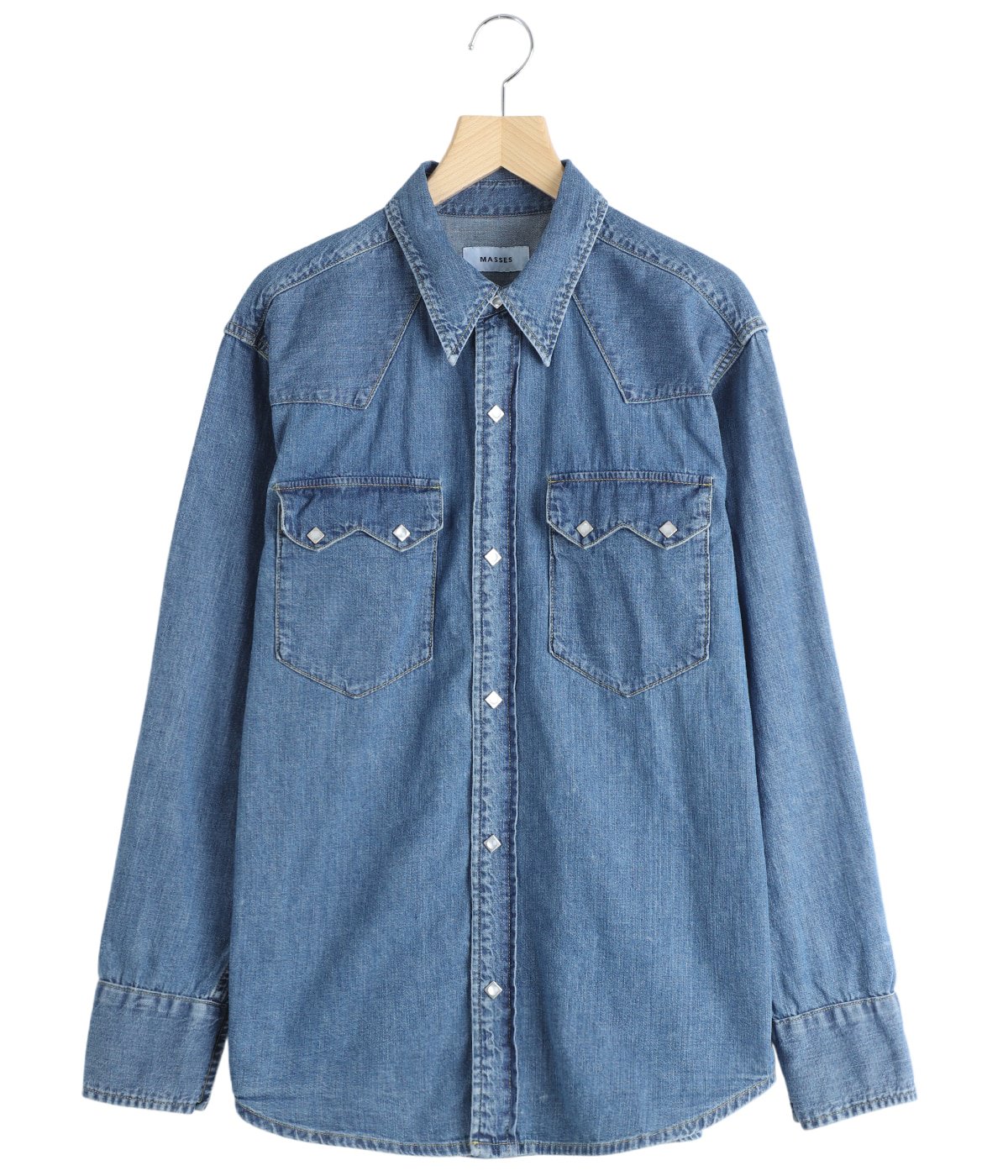 DENIM SHIRT H.WASH | MASSES(マシス) / トップス 長袖シャツ (メンズ
