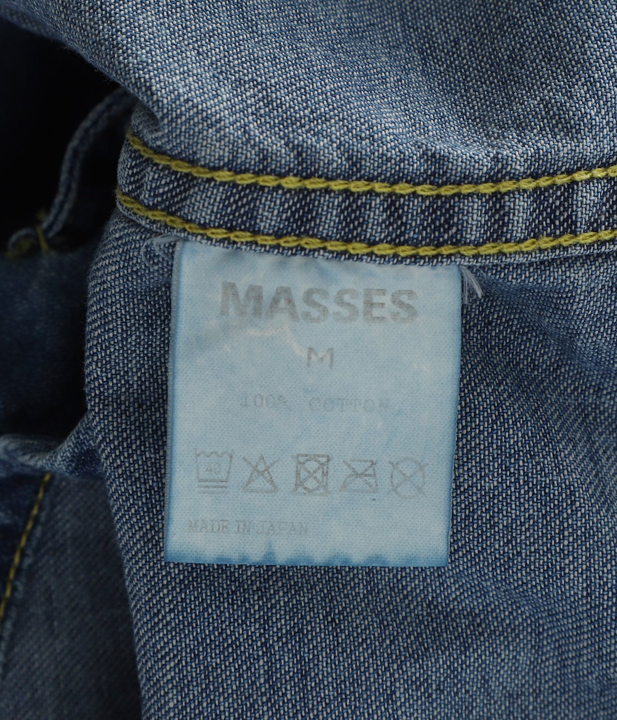 DENIM SHIRT H.WASH | MASSES(マシス) / トップス 長袖シャツ (メンズ