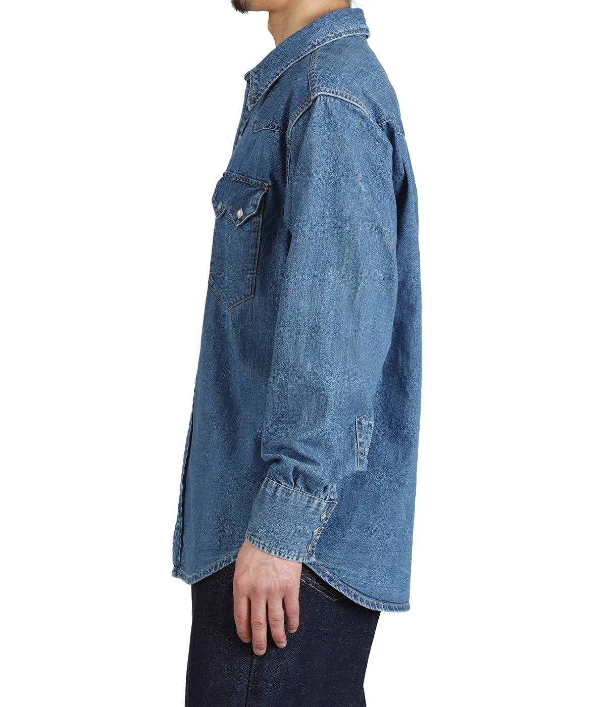 DENIM SHIRT H.WASH | MASSES(マシス) / トップス 長袖シャツ (メンズ