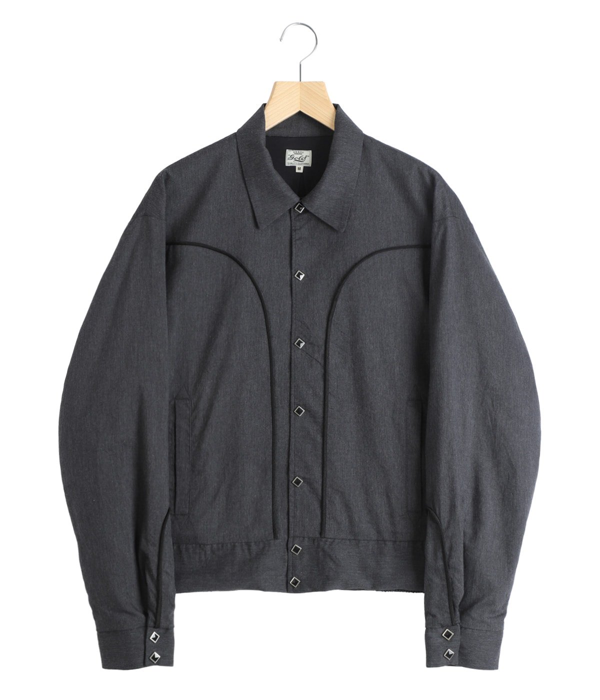 COTTON / SILK NEL WESTERN JACKET | GOLD(ゴールド) / アウター