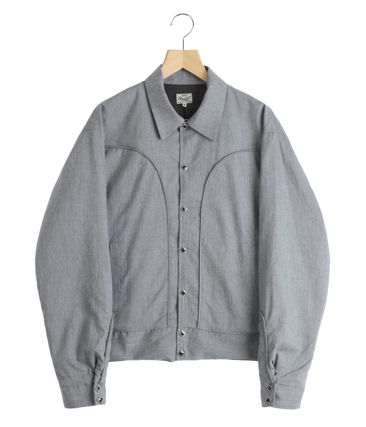 COTTON / SILK NEL WESTERN JACKET | GOLD(ゴールド) / アウター 