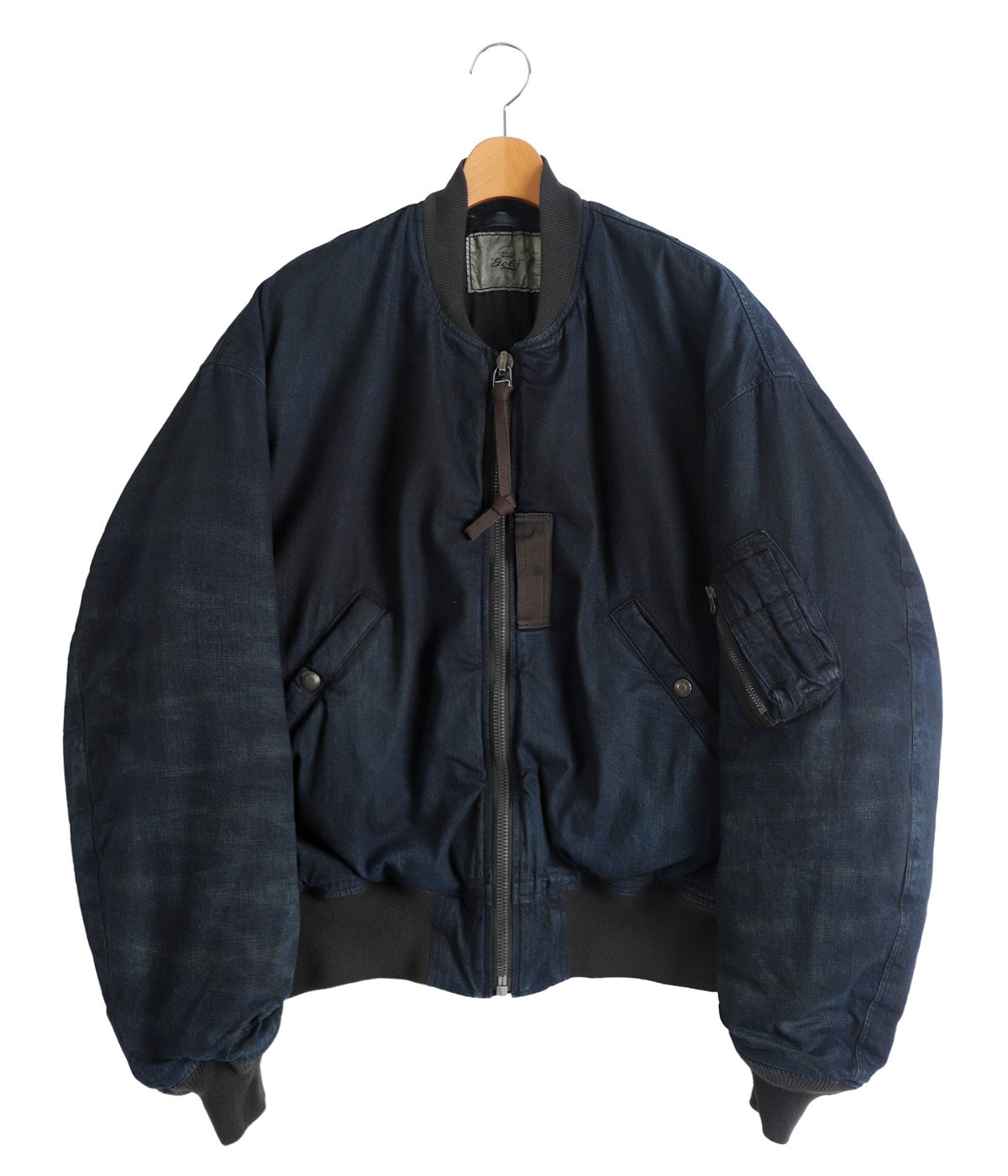 CLIMA SHIELD PADDING DENIM MA-1 PIGMENT PAINTED | GOLD(ゴールド