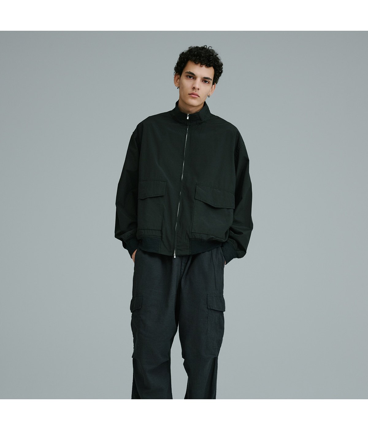 SILK NEP WEATHER CLOTH TRACK JACKET | GOLD(ゴールド) / アウター