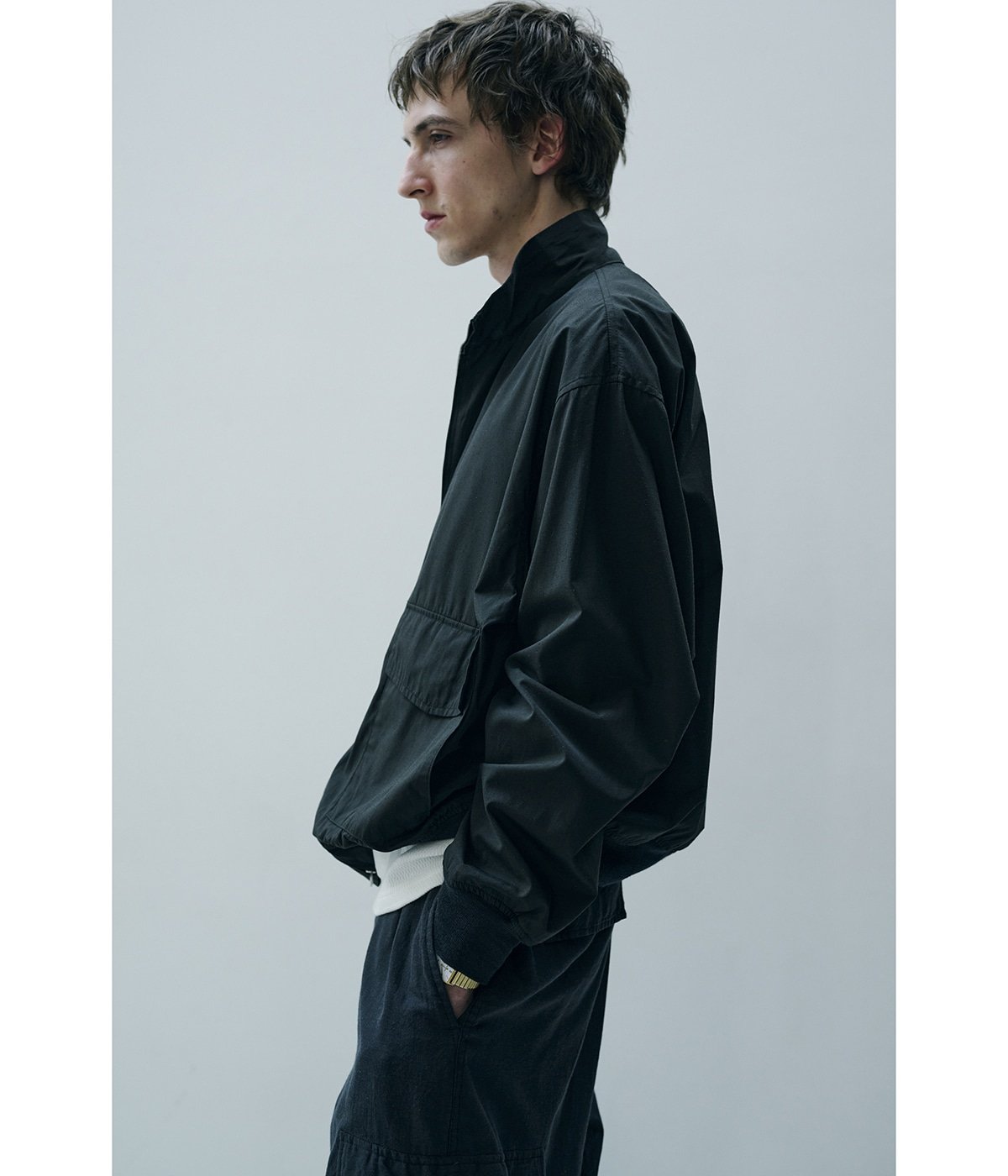 SILK NEP WEATHER CLOTH TRACK JACKET | GOLD(ゴールド) / アウター