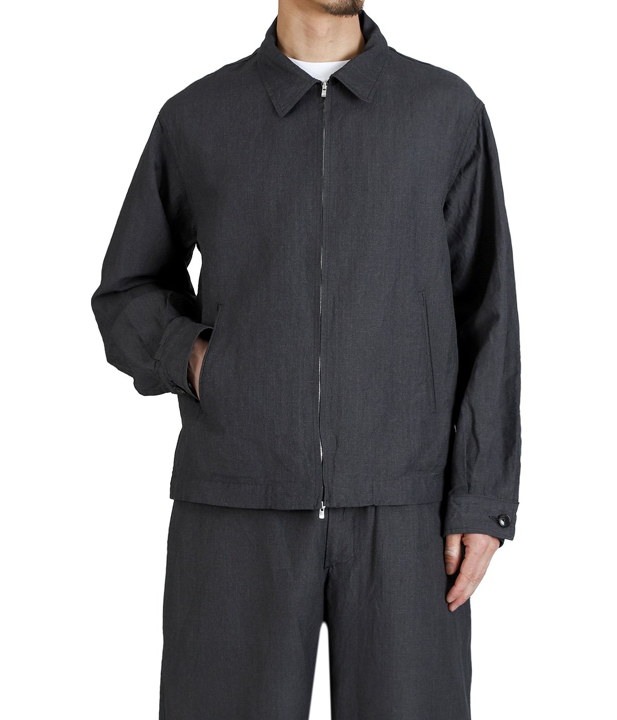LINEN / WOOL TROPICAL SPORTS JACKET | GOLD(ゴールド) / アウター